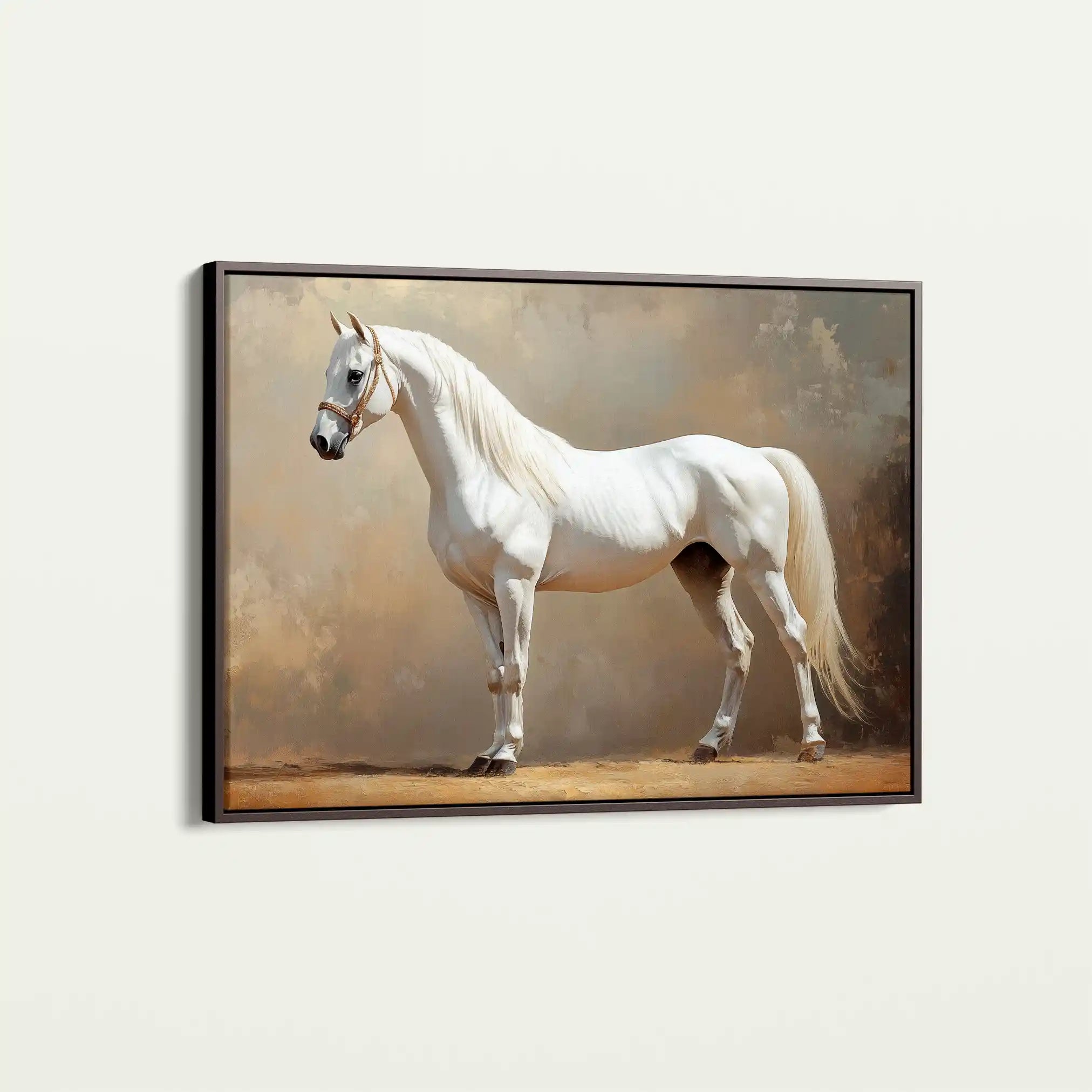 Horses 239 Canvas Art 90 x 60 cm / Stretched on hidden frame