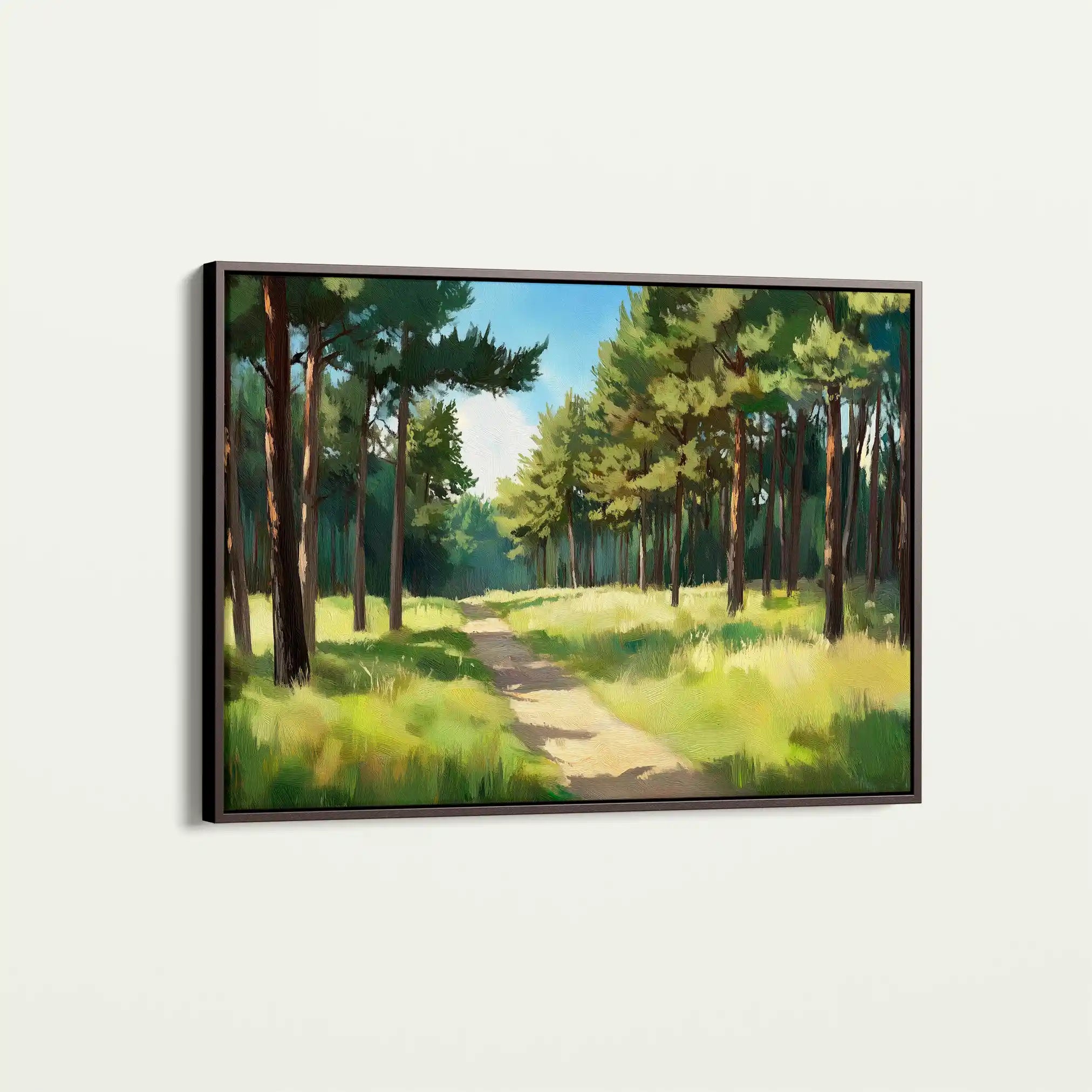 Landscape 239 Canvas Art 90 x 60 cm / Stretched on hidden frame