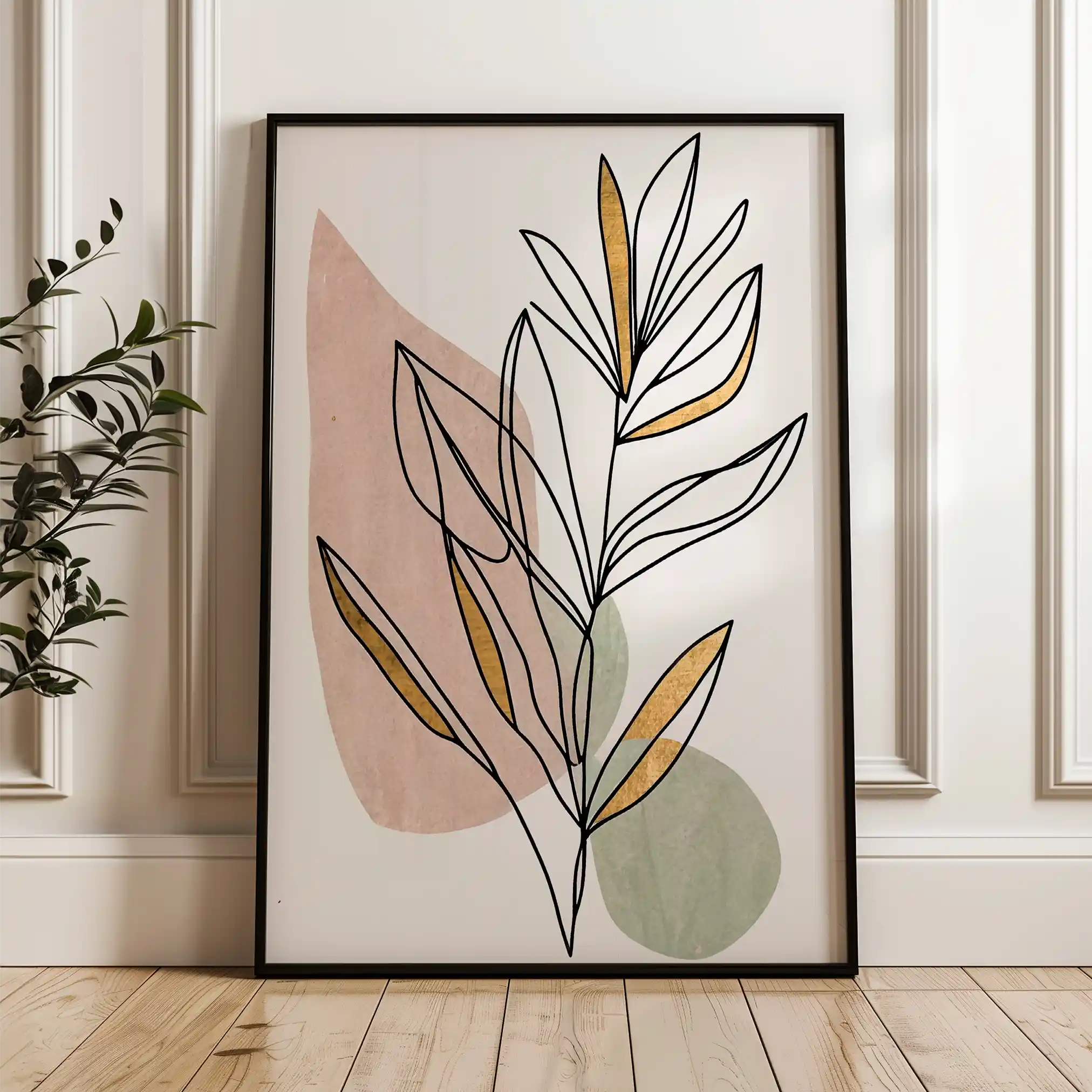 Boho 240 Canvas Art 90 x 60 cm / Stretched on hidden frame