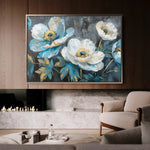 Floral Canvas Wall Art WAD240-F 90 x 60 cm / Stretched on hidden frame