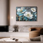Floral Canvas Wall Art WAD240-F 90 x 60 cm / Stretched on hidden frame