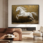 Horses 240 Canvas Art 90 x 60 cm / Stretched on hidden frame
