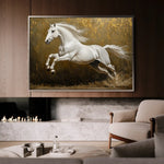 Horses 240 Canvas Art 90 x 60 cm / Stretched on hidden frame