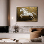 Horses 240 Canvas Art 90 x 60 cm / Stretched on hidden frame