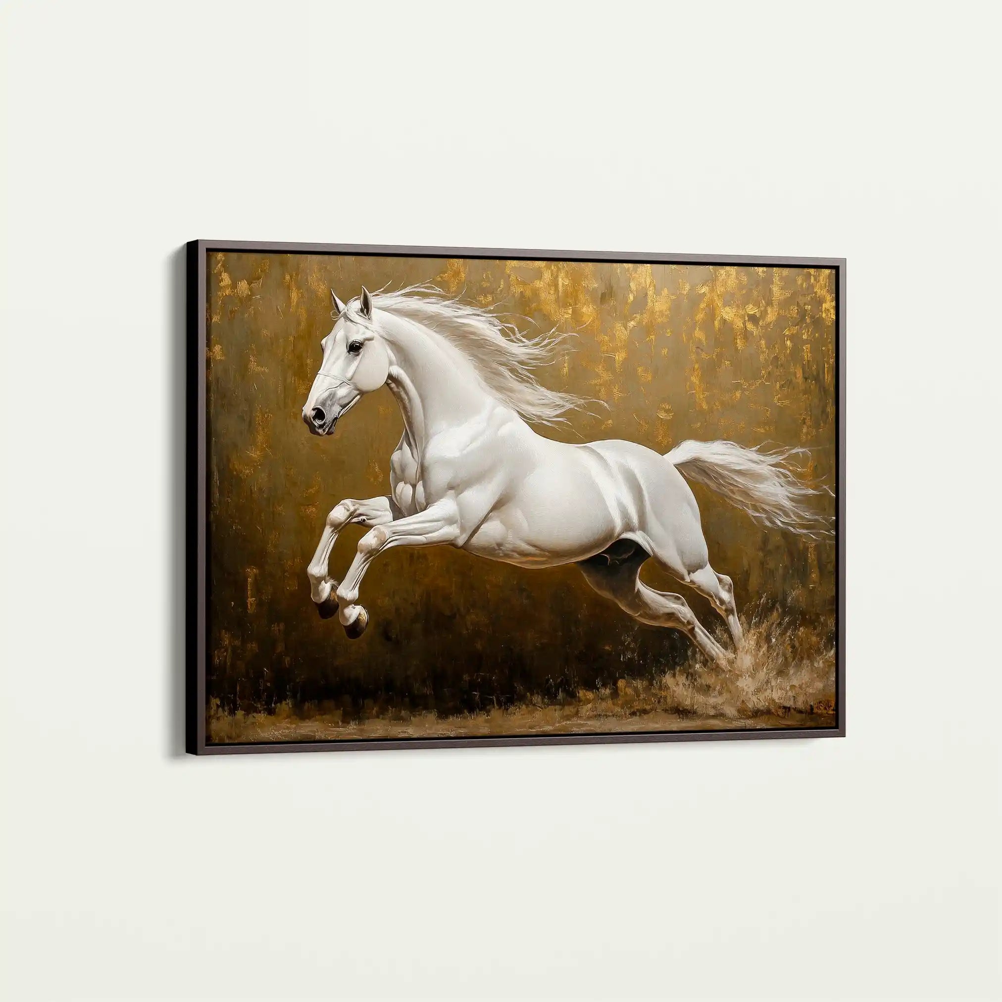 Horses 240 Canvas Art 90 x 60 cm / Stretched on hidden frame