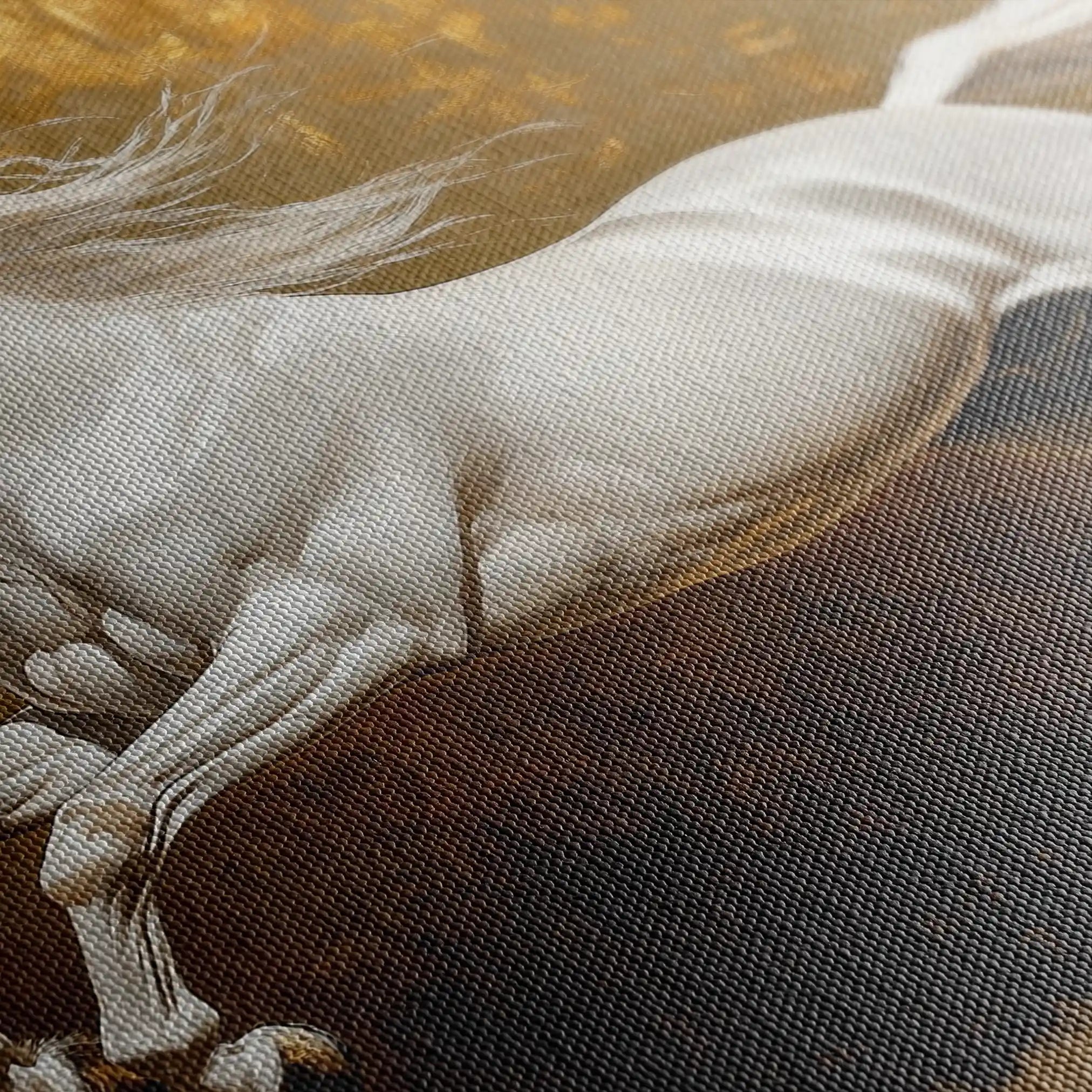 Horses 240 Canvas Art 90 x 60 cm / Stretched on hidden frame