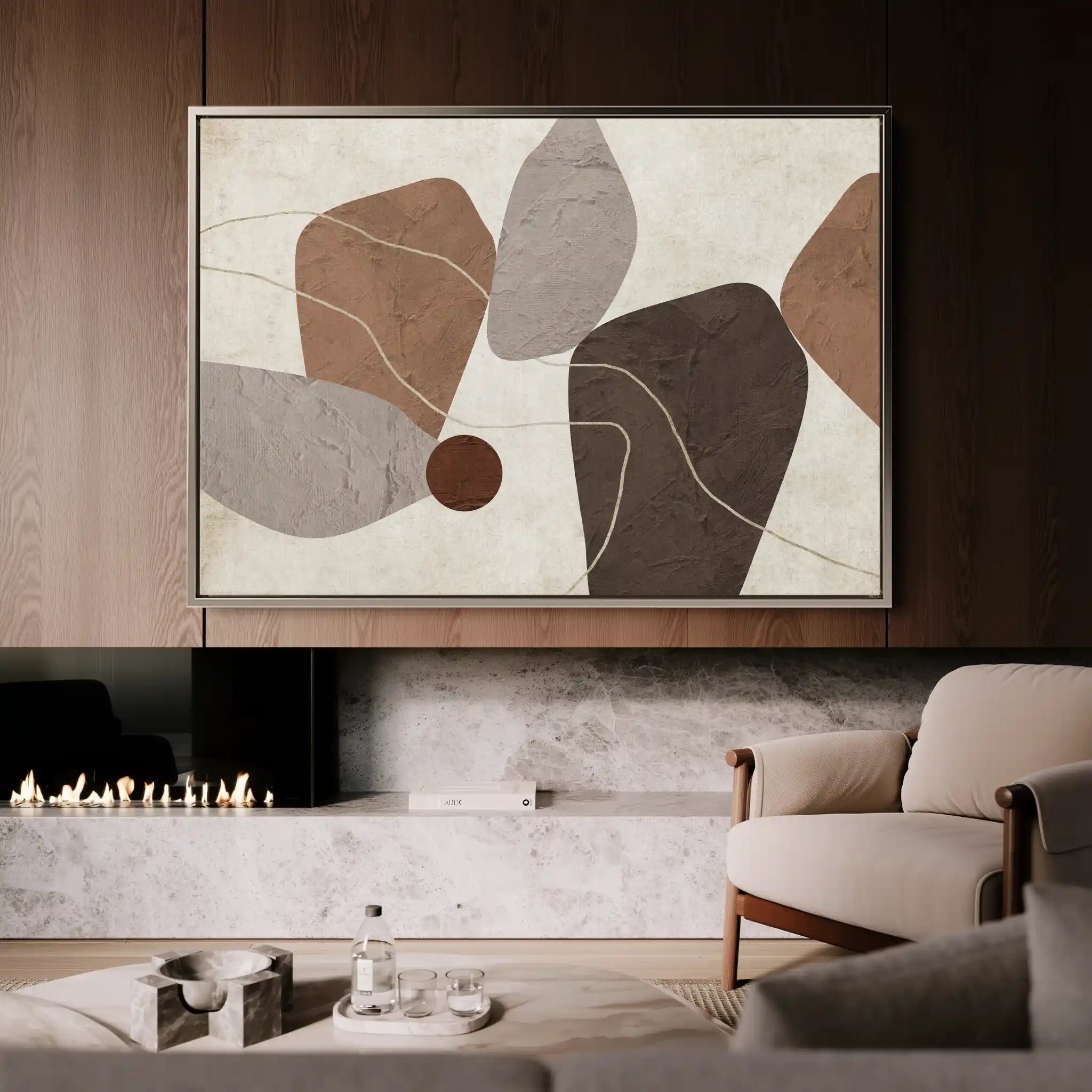 Boho 241 Canvas Art 90 x 60 cm / Stretched on hidden frame