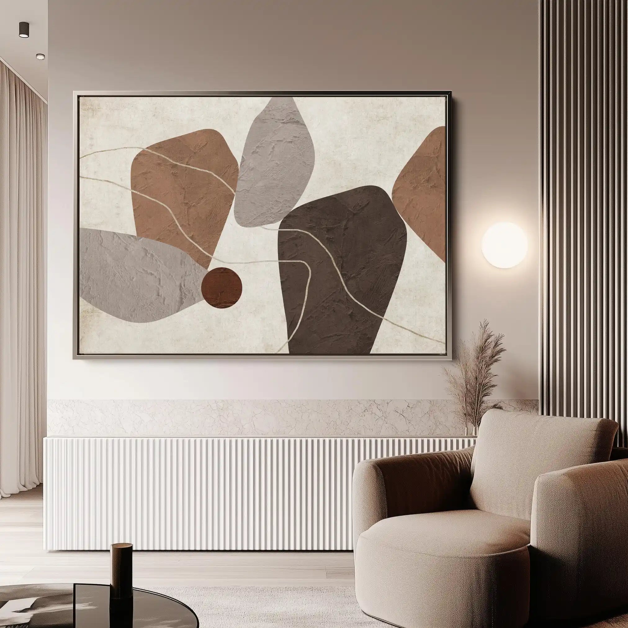 Boho 241 Canvas Art 90 x 60 cm / Stretched on hidden frame