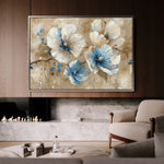 Floral Canvas Wall Art WAD241-F 90 x 60 cm / Stretched on hidden frame