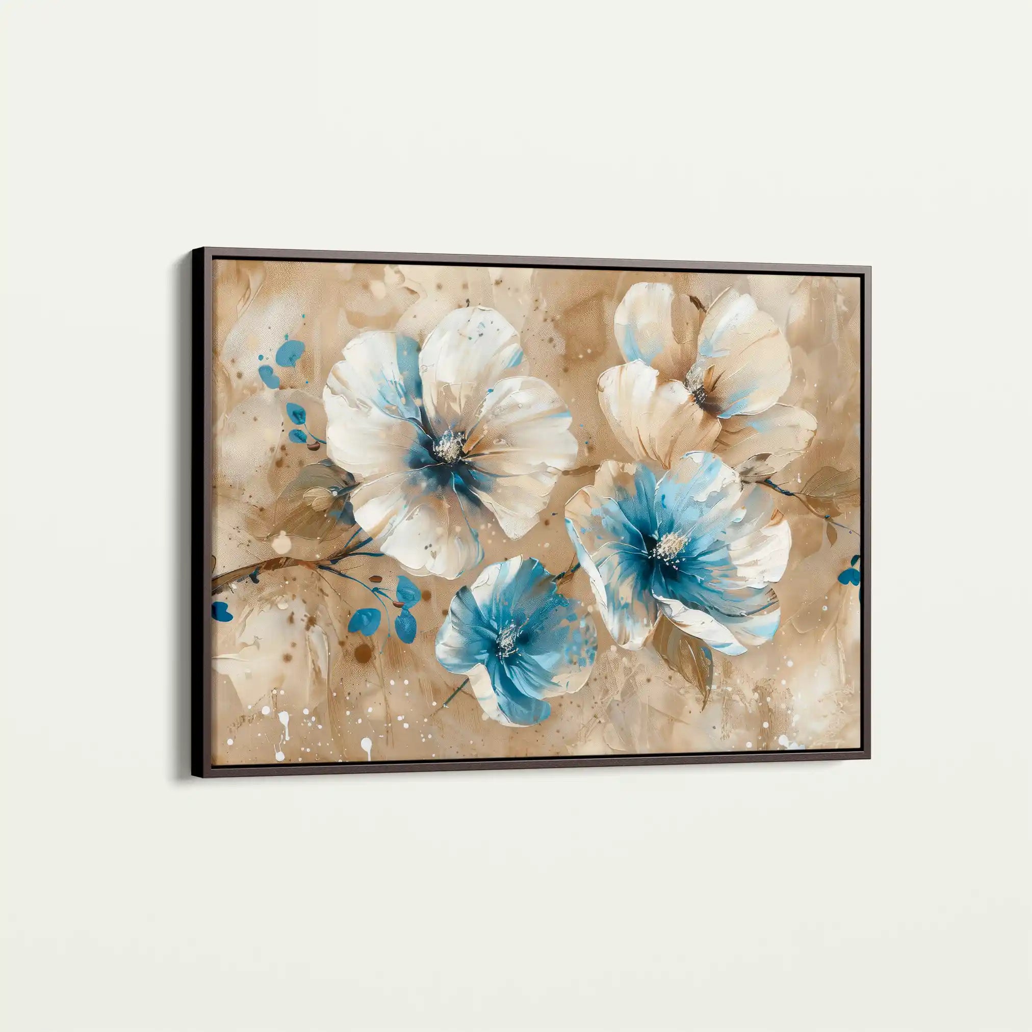 Floral Canvas Wall Art WAD241-F 90 x 60 cm / Stretched on hidden frame