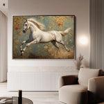 Horses 241 Canvas Art 90 x 60 cm / Stretched on hidden frame