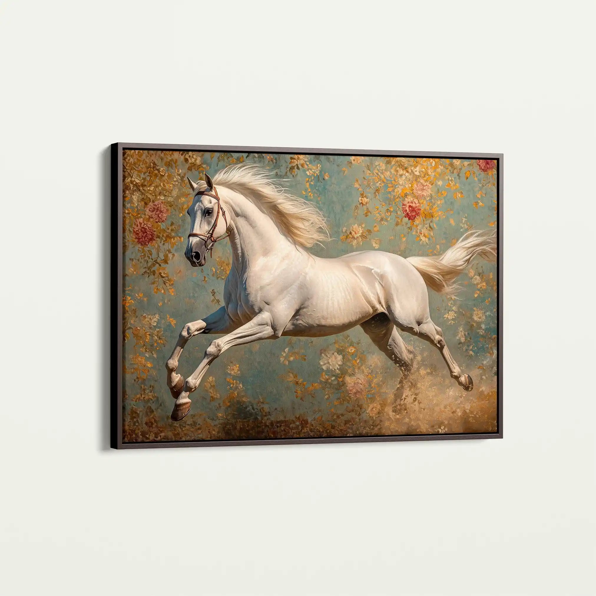 Horses 241 Canvas Art 90 x 60 cm / Stretched on hidden frame