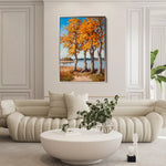 Landscape 241 Canvas Art 90 x 60 cm / Stretched on hidden frame