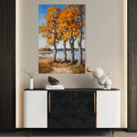 Landscape 241 Canvas Art 90 x 60 cm / Stretched on hidden frame