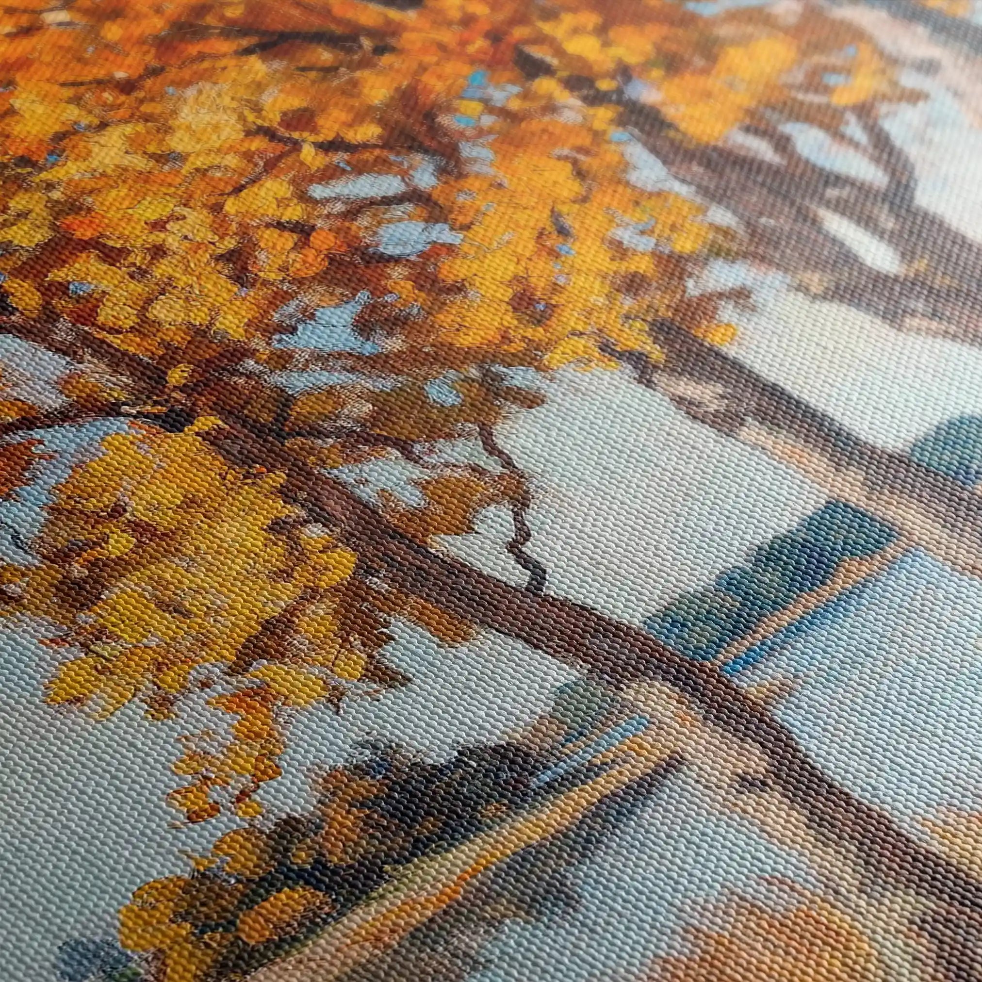 Landscape 241 Canvas Art 90 x 60 cm / Stretched on hidden frame