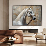 Horses 242 Canvas Art 90 x 60 cm / Stretched on hidden frame