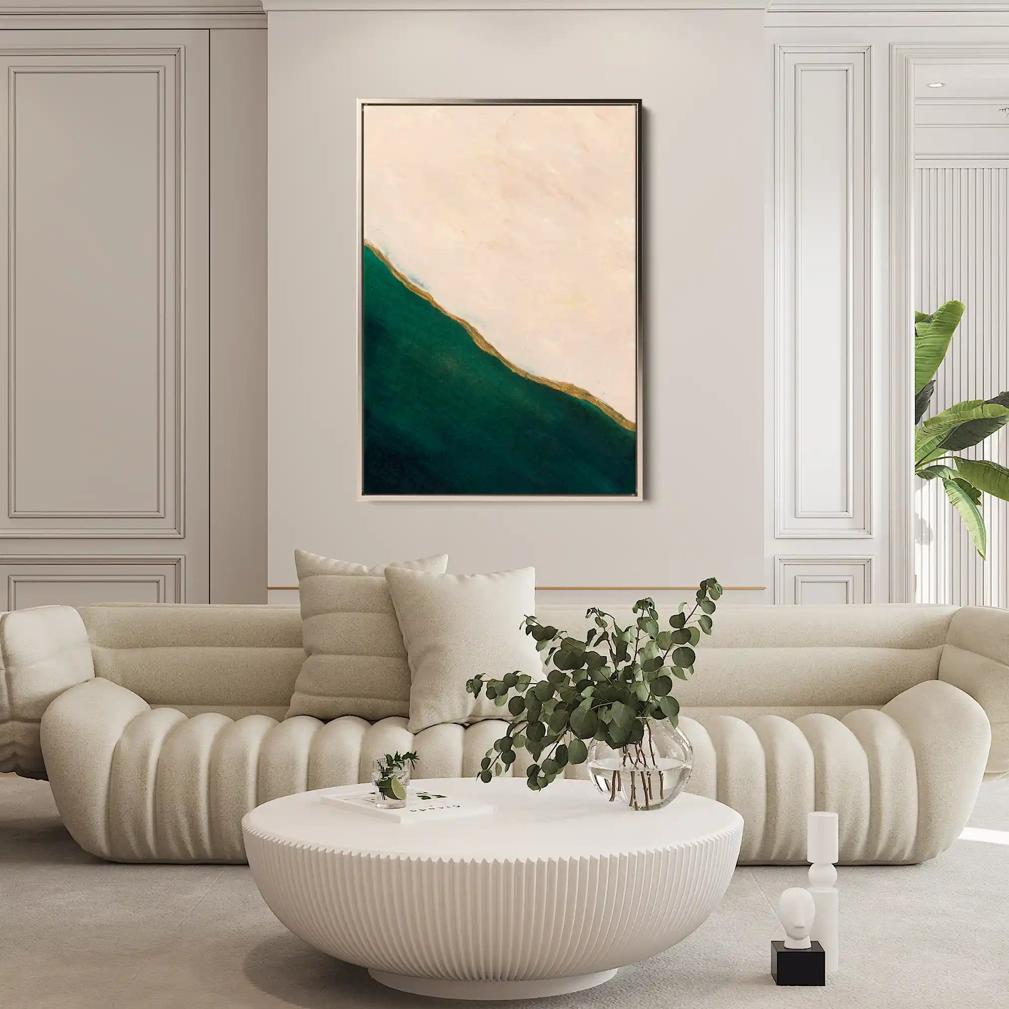 Abstract Canvas Wall Art WAD243-A 90 x 60 cm / Stretched on hidden frame