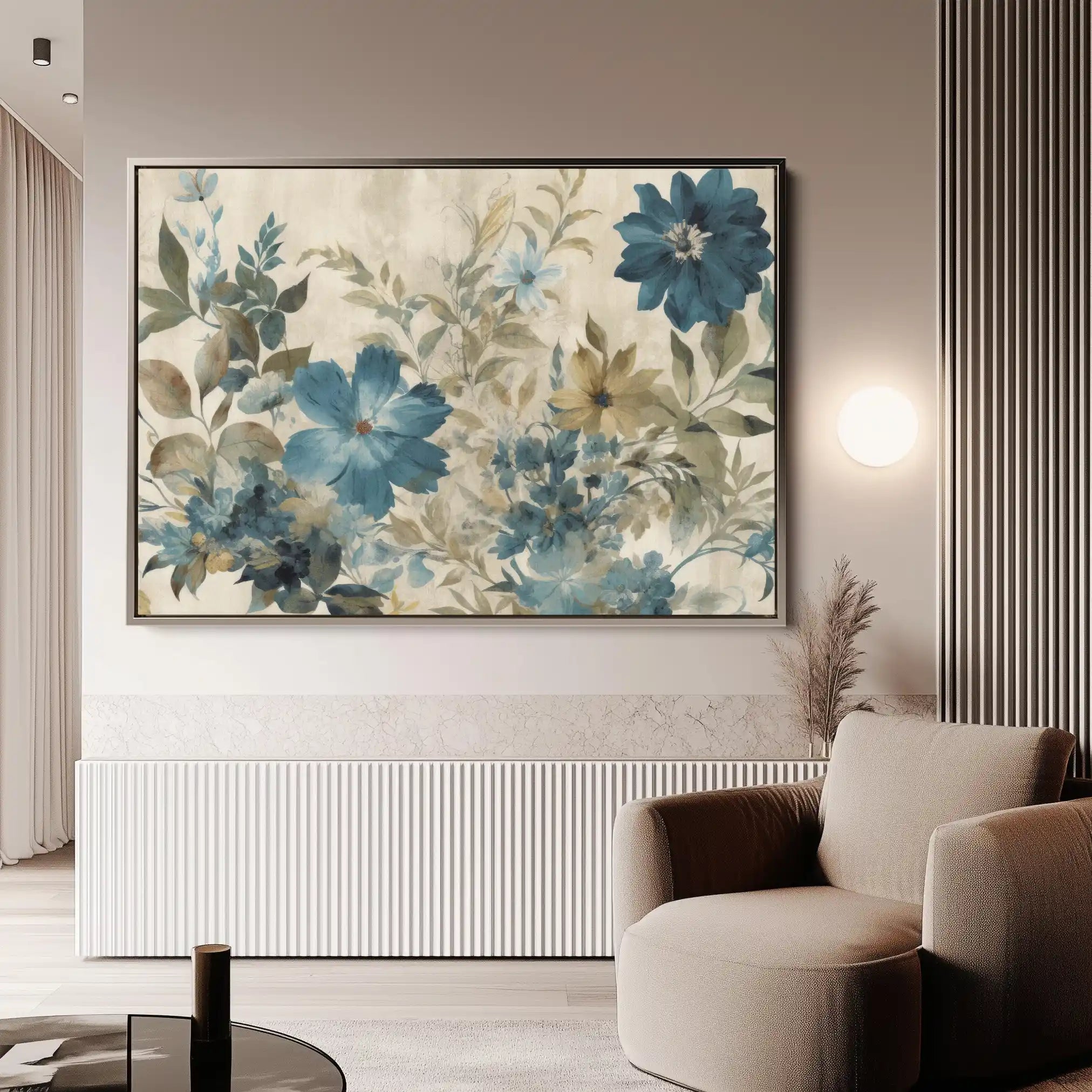 Floral Canvas Wall Art WAD243-F 90 x 60 cm / Stretched on hidden frame