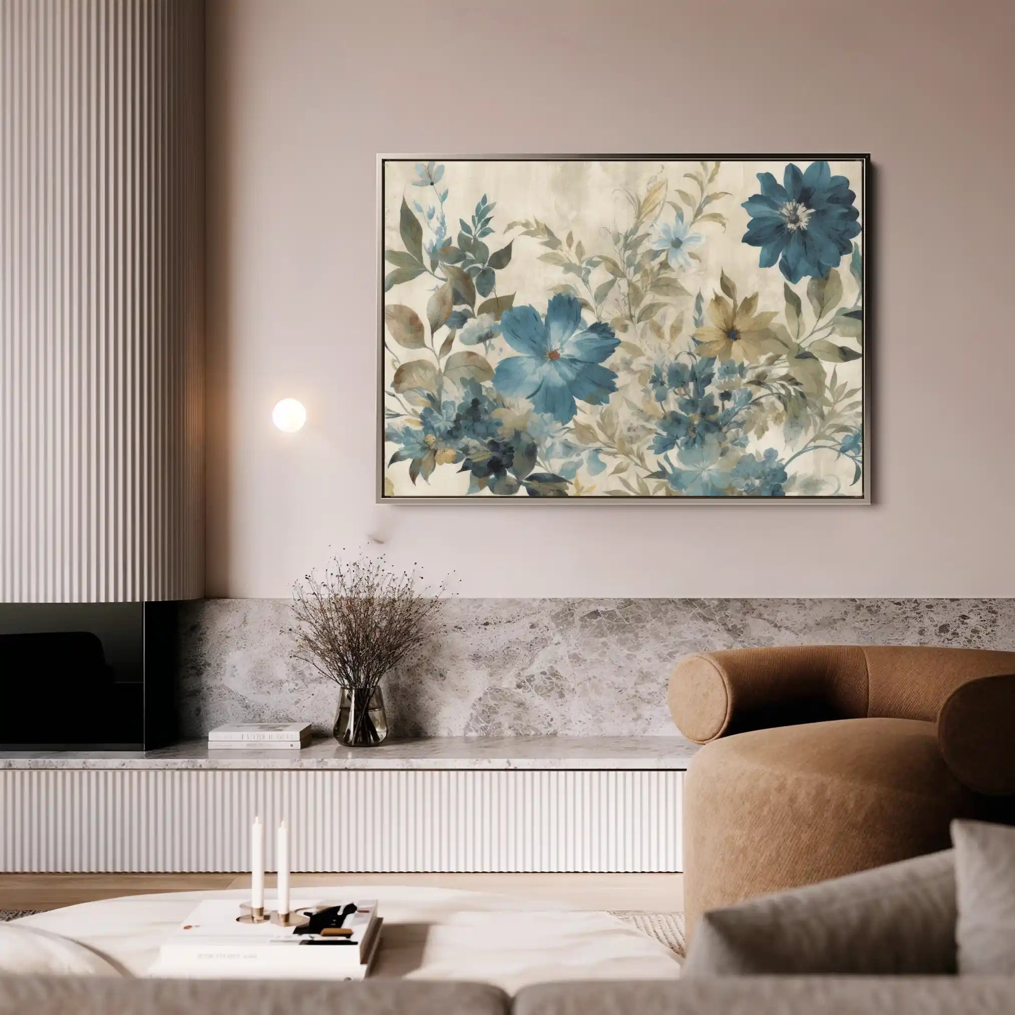 Floral Canvas Wall Art WAD243-F 90 x 60 cm / Stretched on hidden frame
