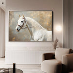 Horses 243 Canvas Art 90 x 60 cm / Stretched on hidden frame