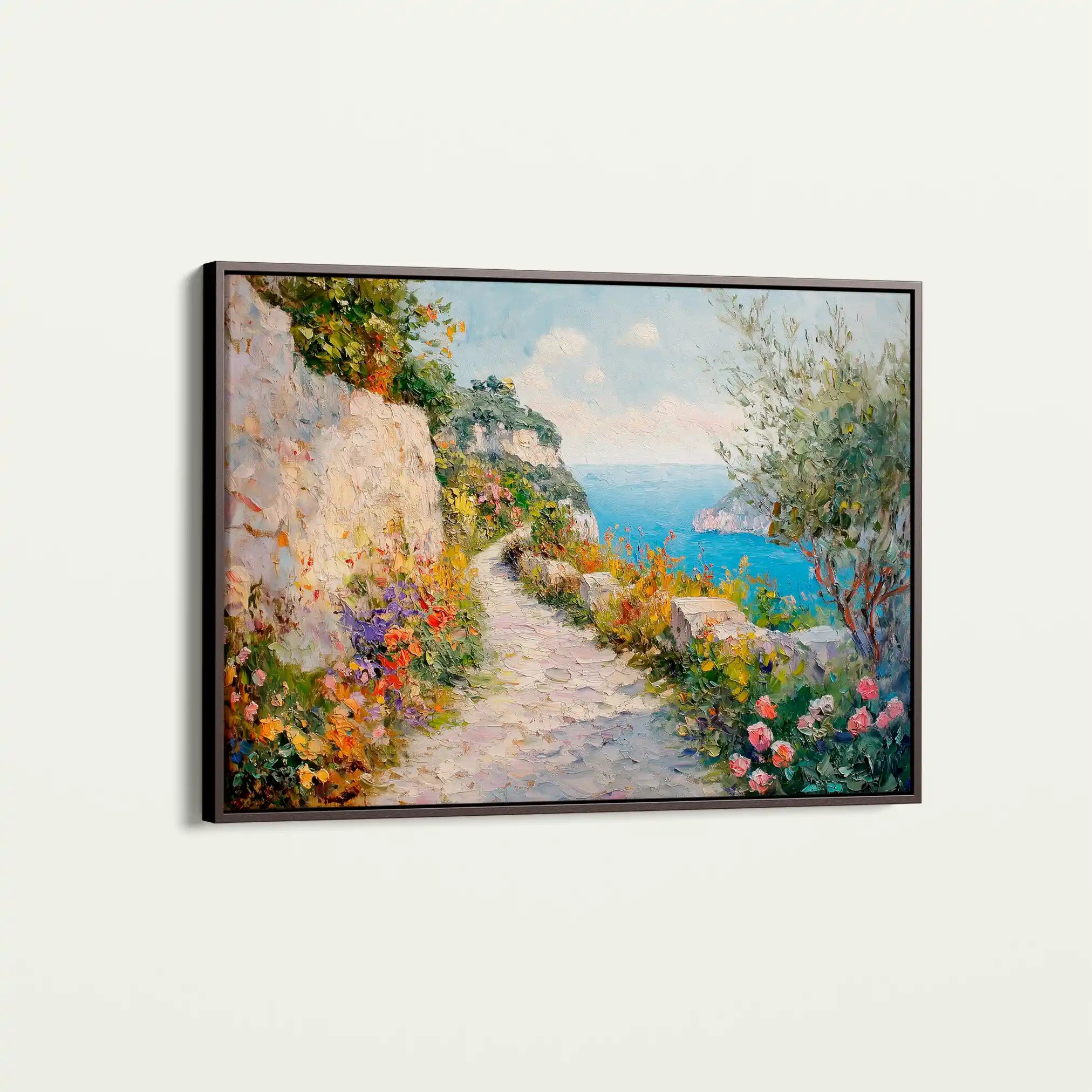 Landscape 243 Canvas Art 90 x 60 cm / Stretched on hidden frame