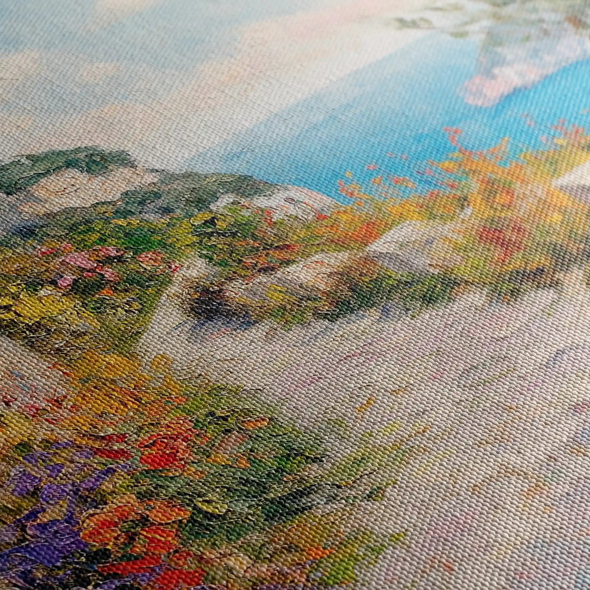 Landscape 243 Canvas Art 90 x 60 cm / Stretched on hidden frame