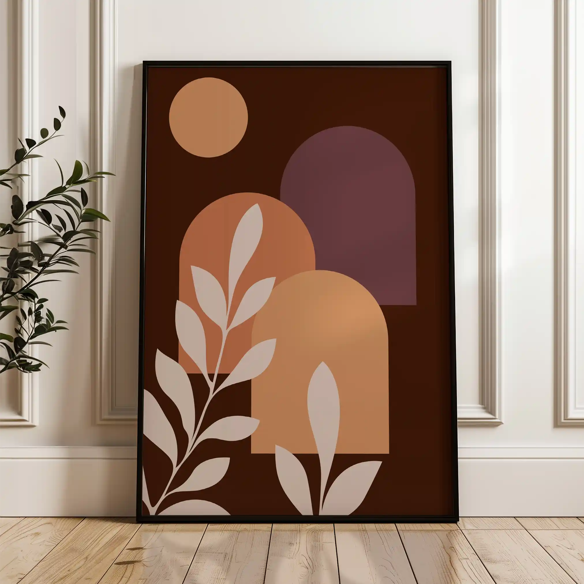 Boho 244 Canvas Art 90 x 60 cm / Stretched on hidden frame