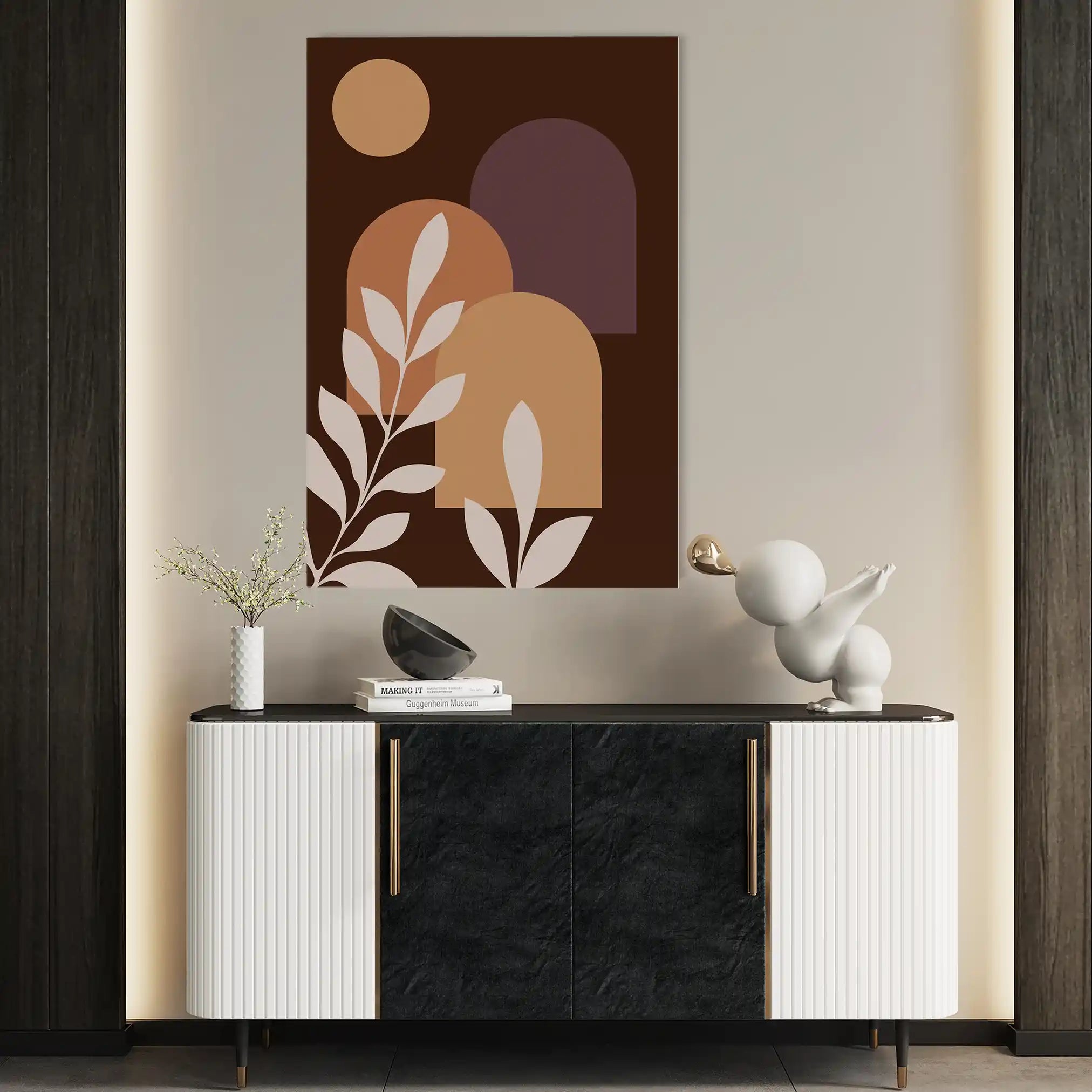 Boho 244 Canvas Art 90 x 60 cm / Stretched on hidden frame