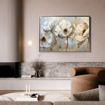 Floral Canvas Wall Art WAD244-F 90 x 60 cm / Stretched on hidden frame
