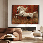 Horses 244 Canvas Art 90 x 60 cm / Stretched on hidden frame