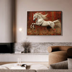 Horses 244 Canvas Art 90 x 60 cm / Stretched on hidden frame