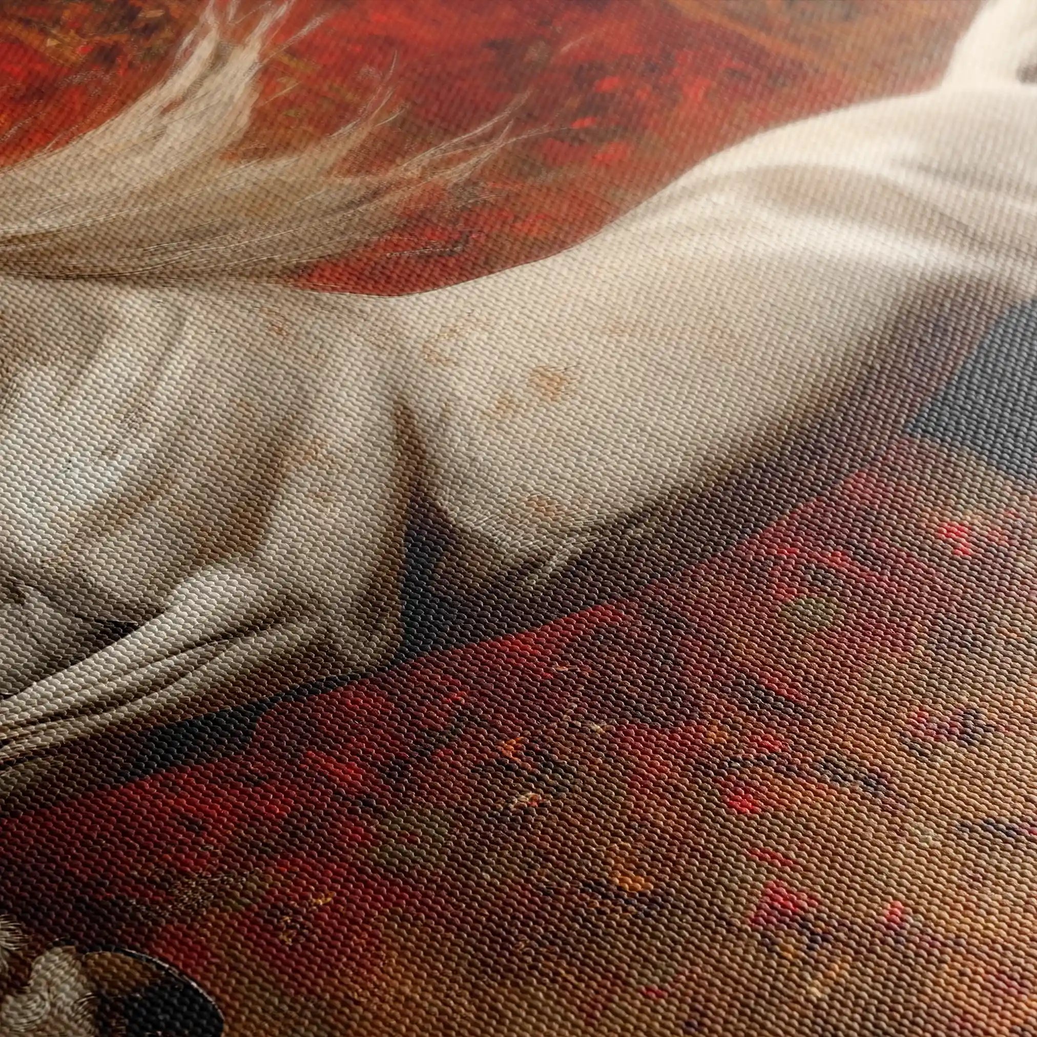 Horses 244 Canvas Art 90 x 60 cm / Stretched on hidden frame