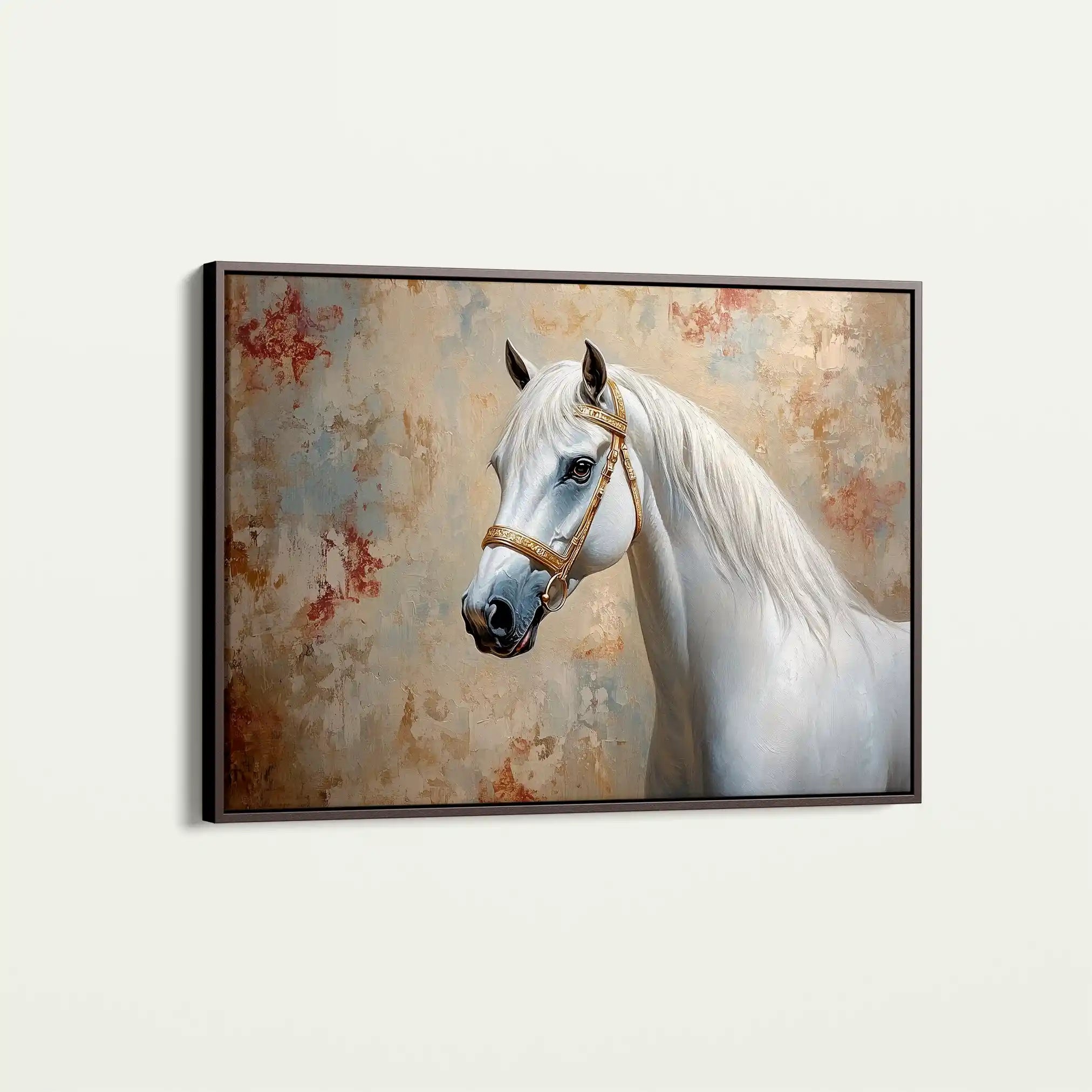 Horses 245 Canvas Art 90 x 60 cm / Stretched on hidden frame