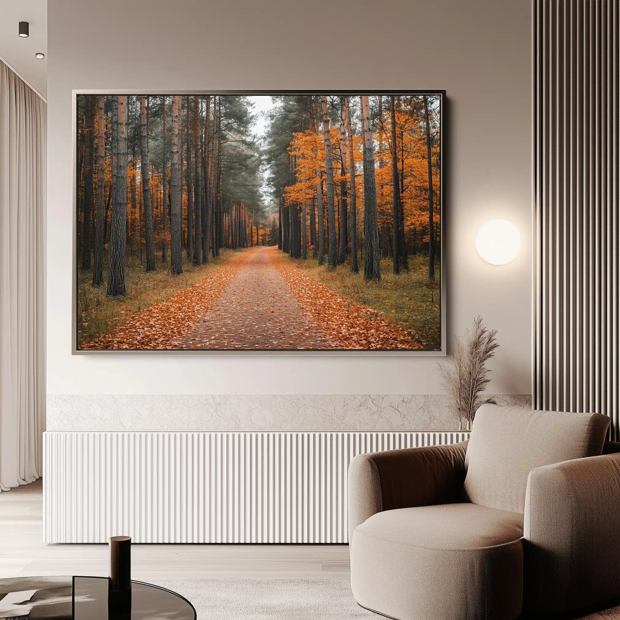 Landscape 245 Canvas Art 90 x 60 cm / Stretched on hidden frame