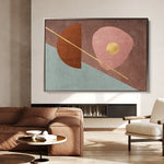 Boho 246 Canvas Art 90 x 60 cm / Stretched on hidden frame