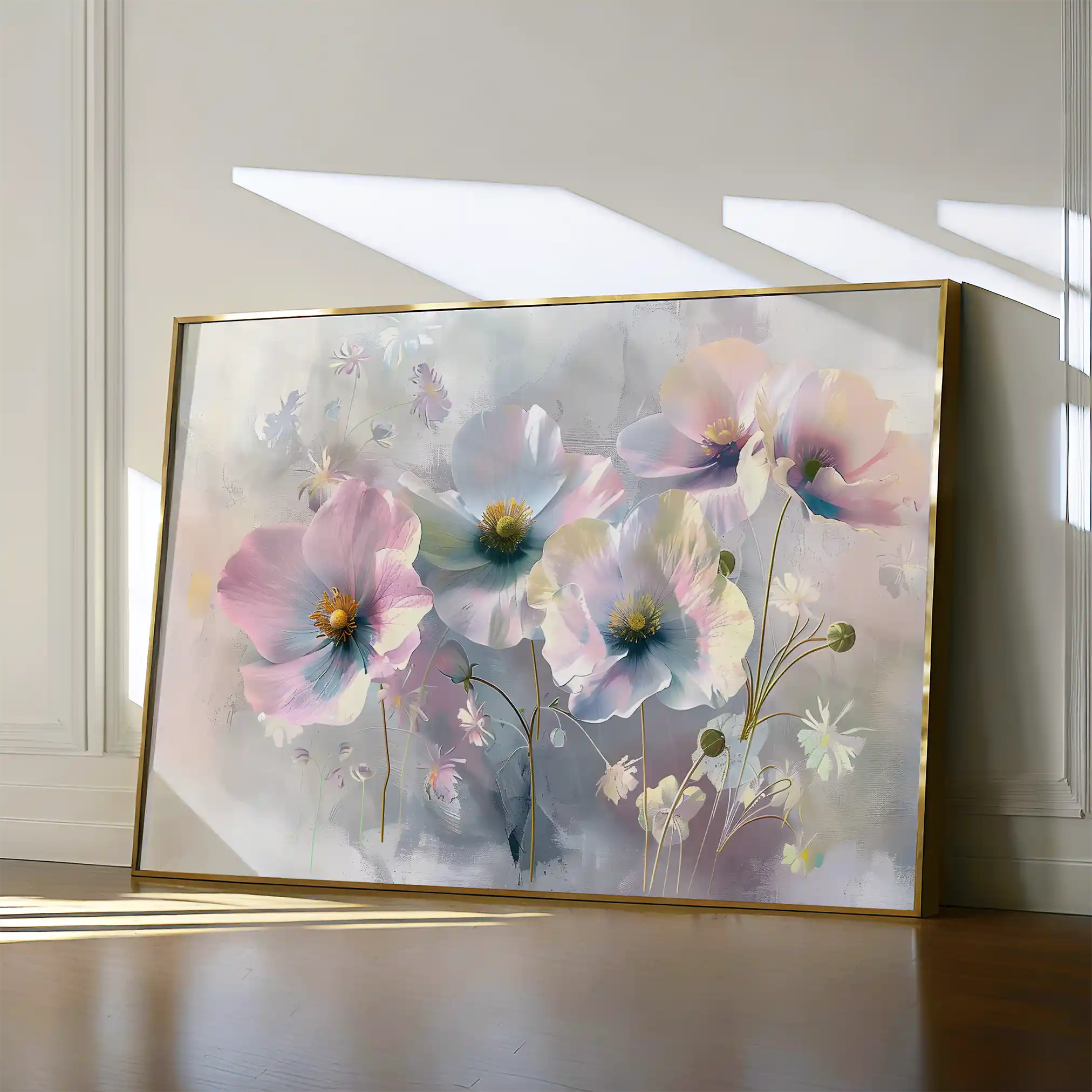 Floral Canvas Wall Art WAD246-F 90 x 60 cm / Stretched on hidden frame