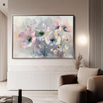 Floral Canvas Wall Art WAD246-F 90 x 60 cm / Stretched on hidden frame
