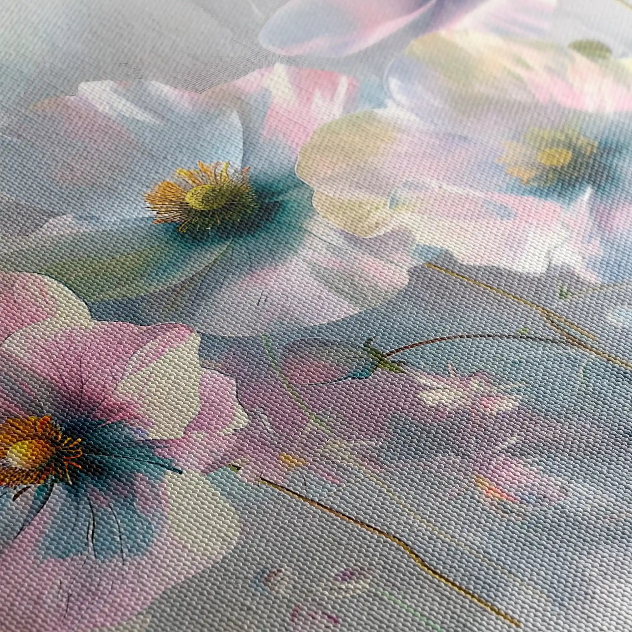 Floral Canvas Wall Art WAD246-F 90 x 60 cm / Stretched on hidden frame