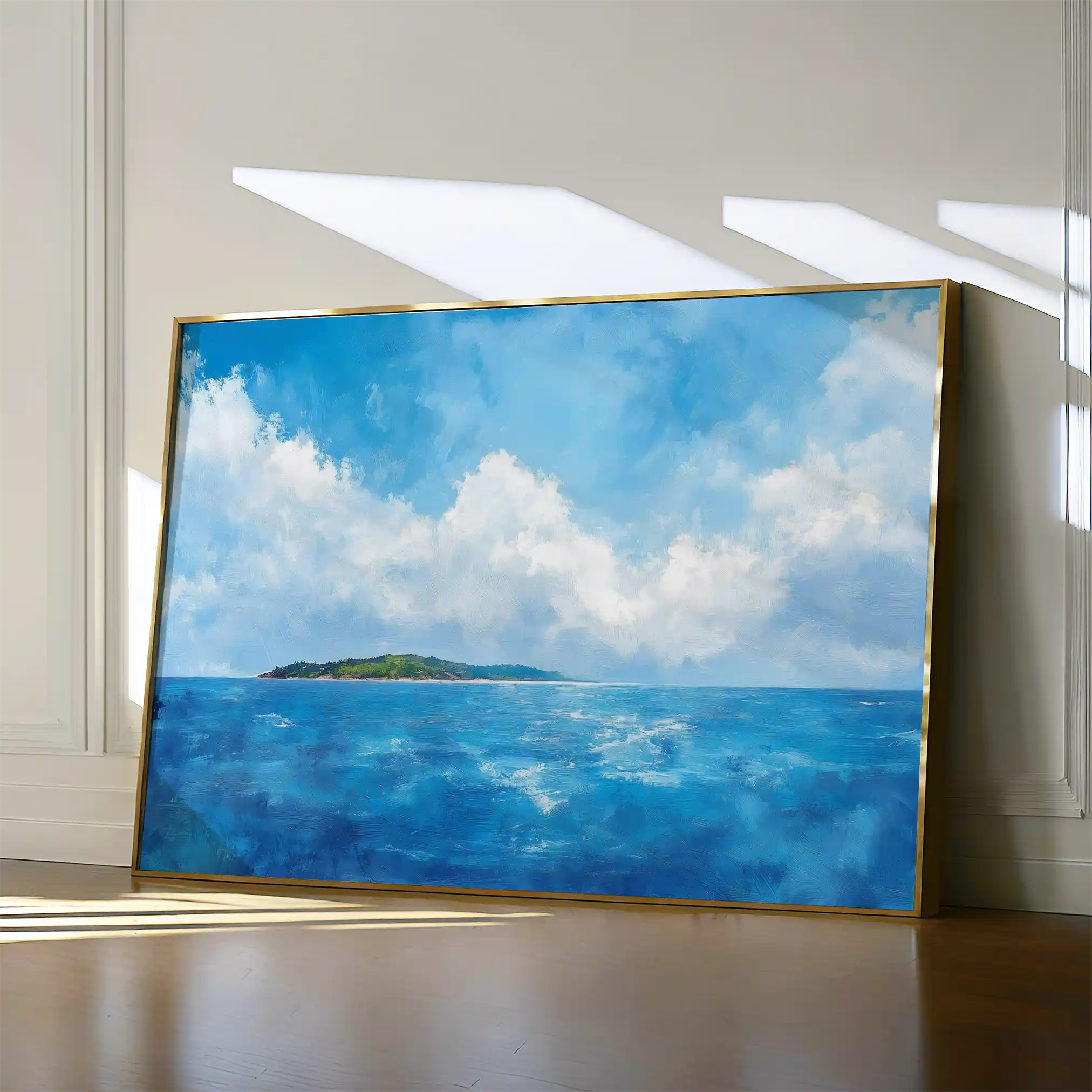 Landscape 246 Canvas Art 90 x 60 cm / Stretched on hidden frame