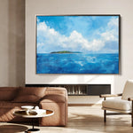 Landscape 246 Canvas Art 90 x 60 cm / Stretched on hidden frame