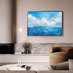 Landscape 246 Canvas Art 90 x 60 cm / Stretched on hidden frame