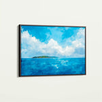 Landscape 246 Canvas Art 90 x 60 cm / Stretched on hidden frame