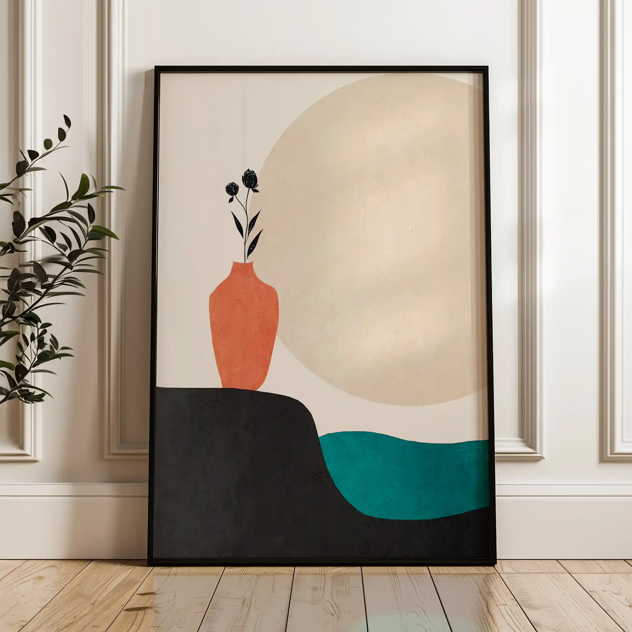 Boho 247 Canvas Art 90 x 60 cm / Stretched on hidden frame