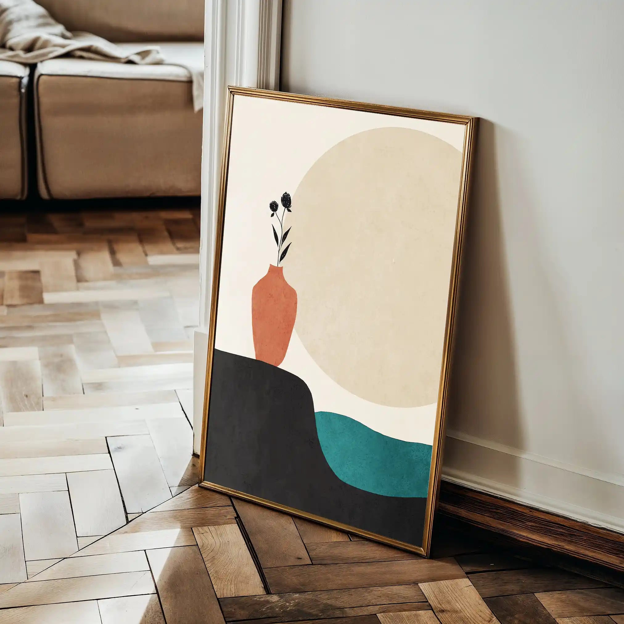 Boho 247 Canvas Art 90 x 60 cm / Stretched on hidden frame