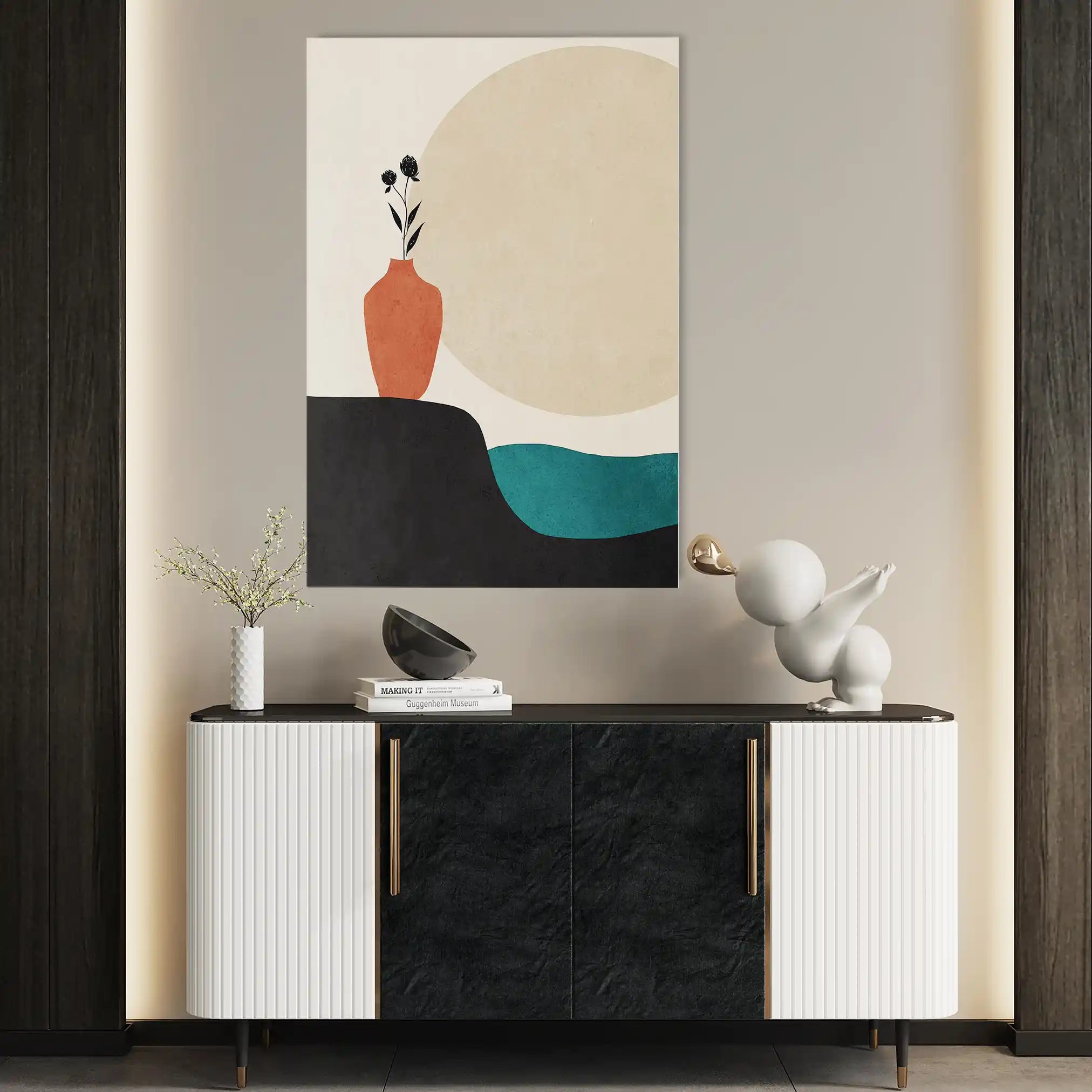 Boho 247 Canvas Art 90 x 60 cm / Stretched on hidden frame