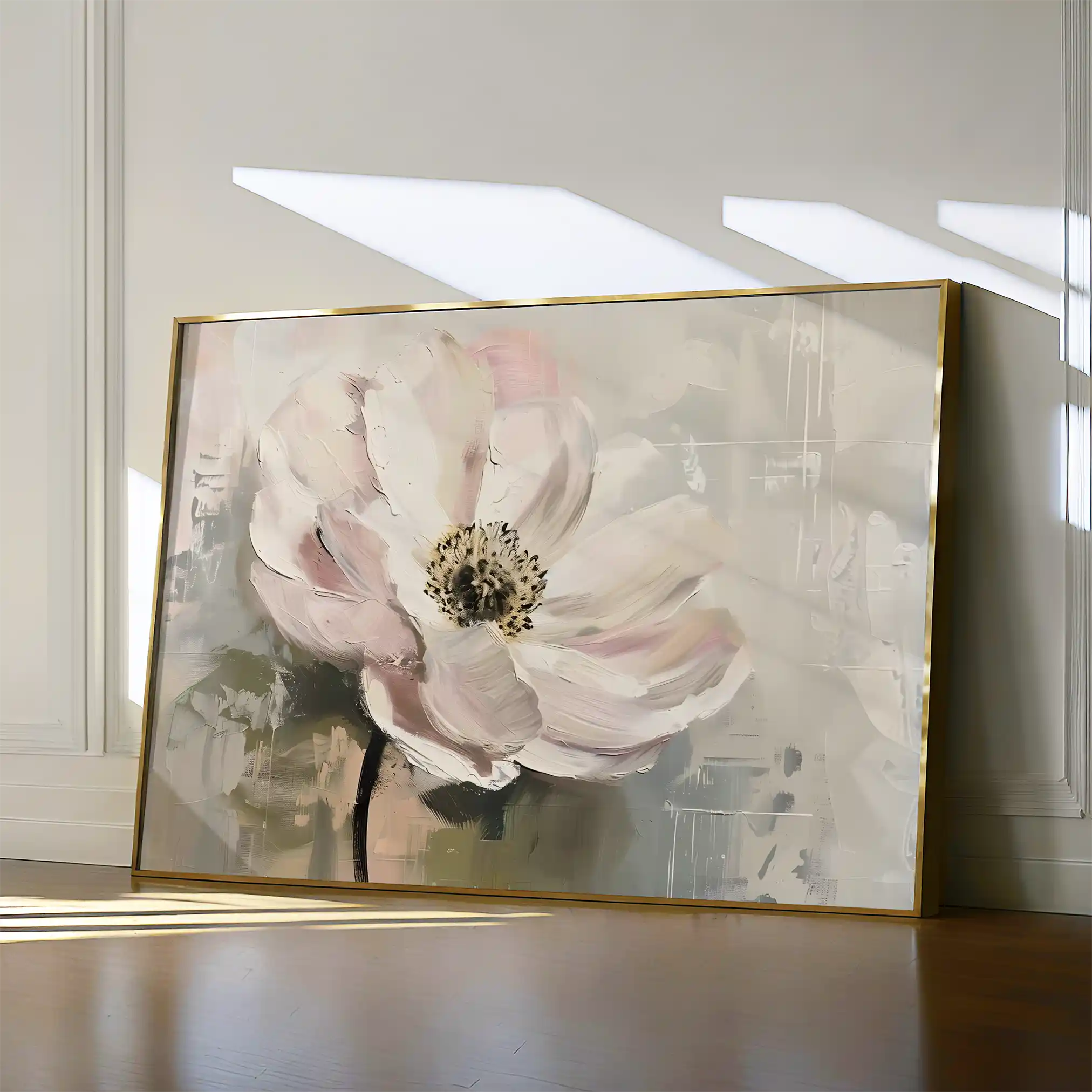 Floral Canvas Wall Art WAD247-F 90 x 60 cm / Stretched on hidden frame