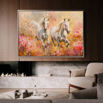 Horses 247 Canvas Art 90 x 60 cm / Stretched on hidden frame