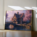 Landscape 247 Canvas Art 90 x 60 cm / Stretched on hidden frame