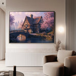 Landscape 247 Canvas Art 90 x 60 cm / Stretched on hidden frame