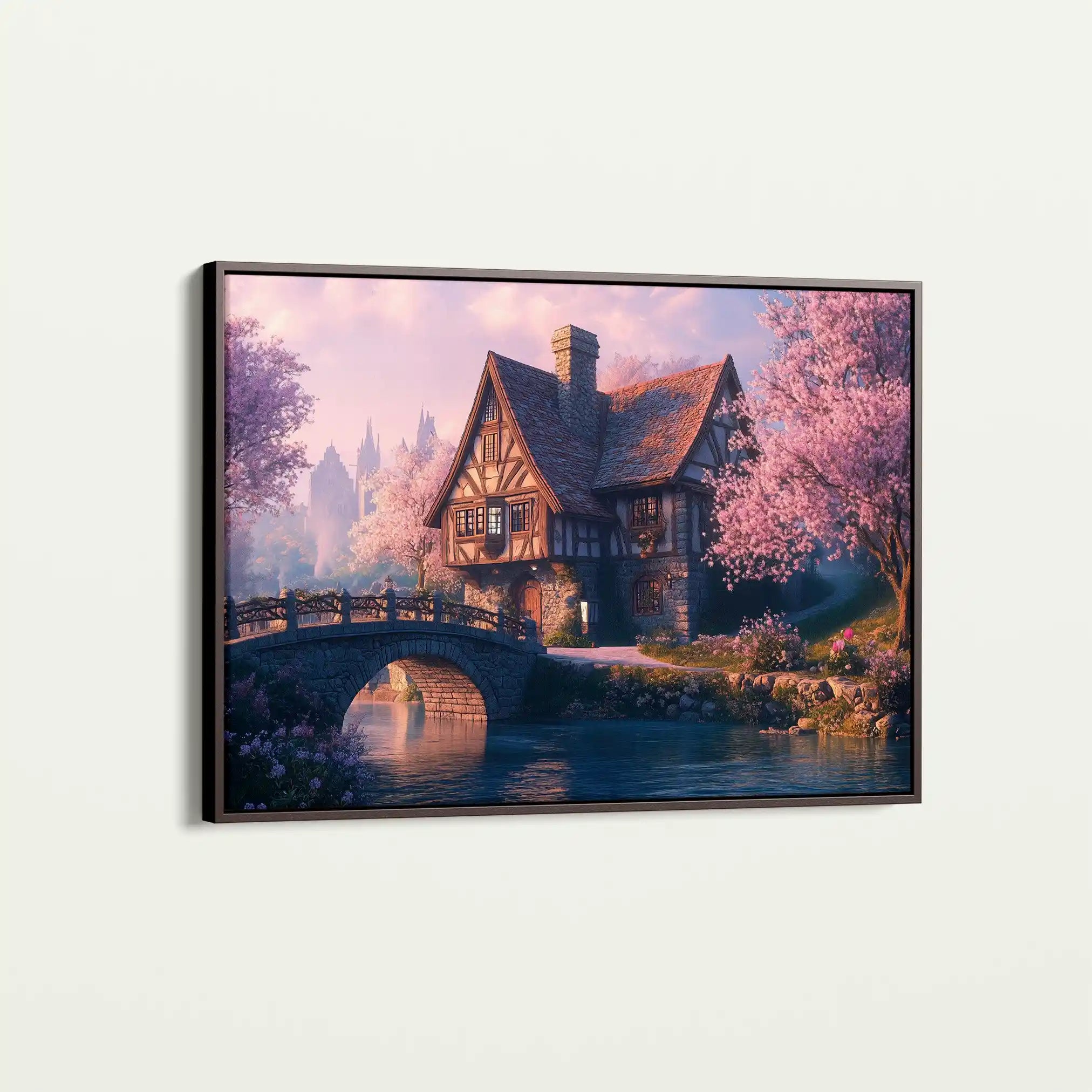 Landscape 247 Canvas Art 90 x 60 cm / Stretched on hidden frame